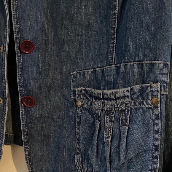 Sonoma Classic Blue Denim Blazer Jacket - Picture 3 of 7